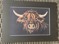 Highland Coo Face Print